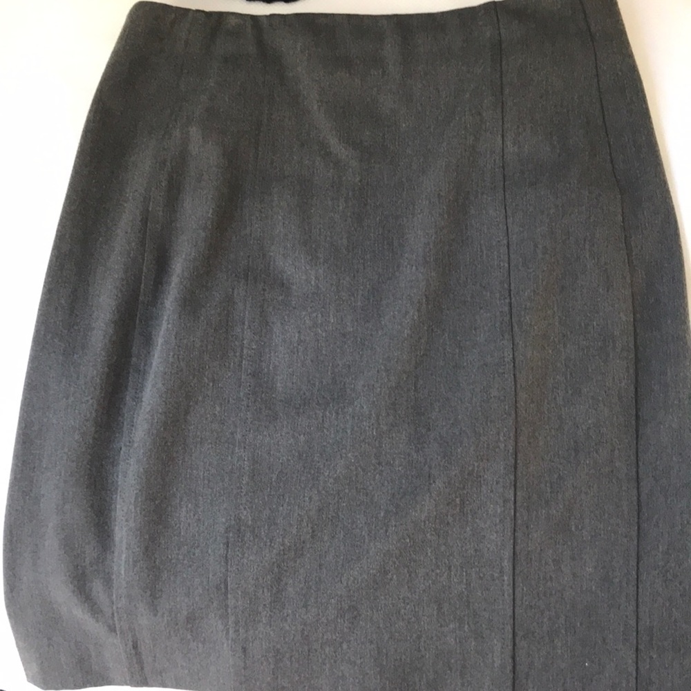 Express Extreme Stretch Charcoal Pencil Skirt